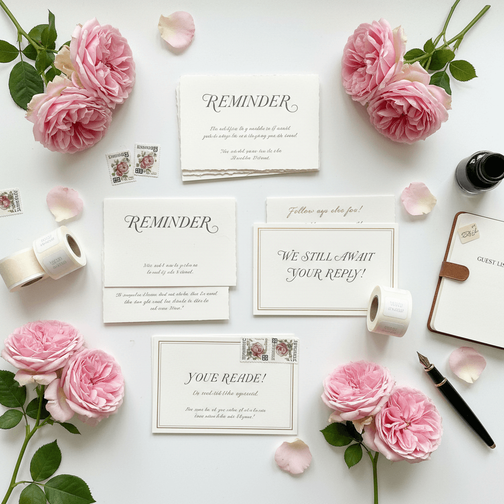 Wedding RSVP reminder system with automated notifications and follow-up scheduling