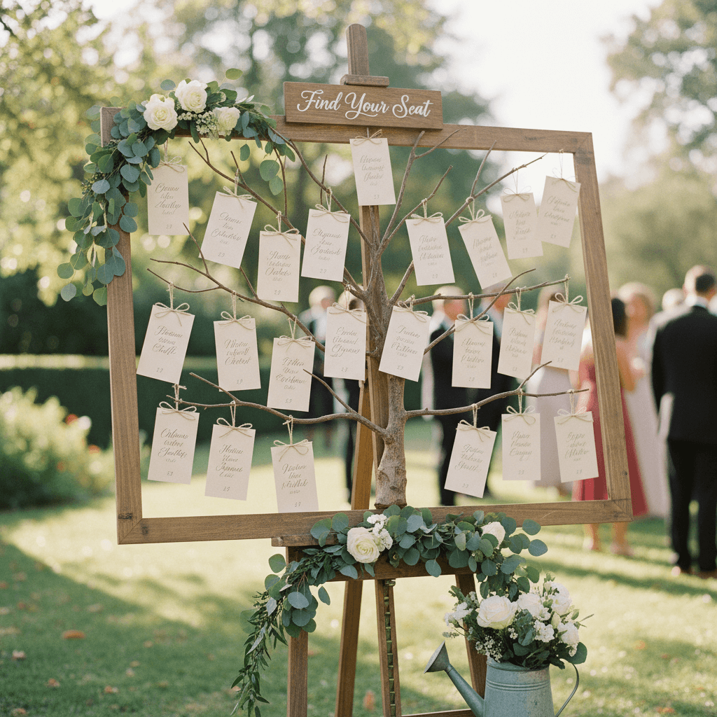 Wedding Seating Chart Example 1